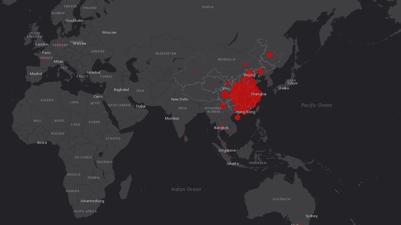 Pratite interaktivnu mapu o širenju koronavirusa